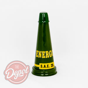 Reproduction Glass Oil Bottle - Energol Funnel