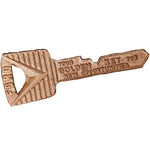Cast Iron Bottle Opener - Ford Key (Gold)
