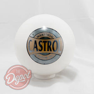 Bowser Globe (Round Opal) - Castrol