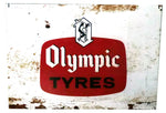 Tin Sign - Olympic Tyres (Rusted)