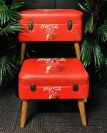 Storage Seats - Retro Coke (set of 2)