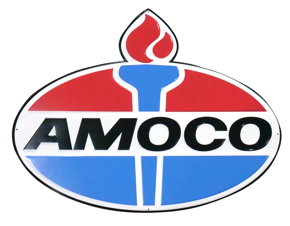 Tin Sign - Die Cut Amoco