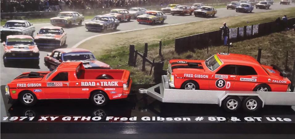 Road Ragers - 1971 Fred Gibson's Falcon GT ute and GTHO III #8D Set