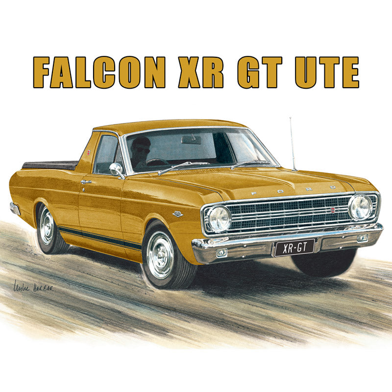 Tin Sign - Ford Falcon XR Ute