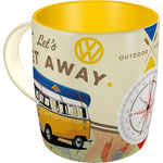 VW Bulli "Let's Get Away" Mug