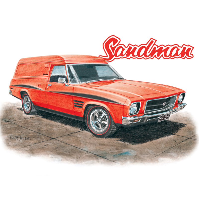 Tin Sign - 1974 Holden Sandman HQ