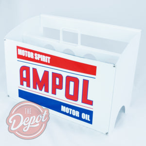 Reproduction Oil Bottle Rack - Ampol (Enamel)