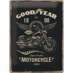 Tin Sign - Good Year Motorcycle (Large)