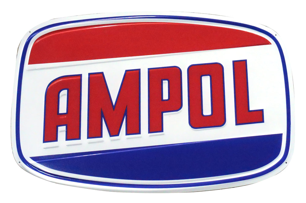 Tin Sign - Die Cut Ampol