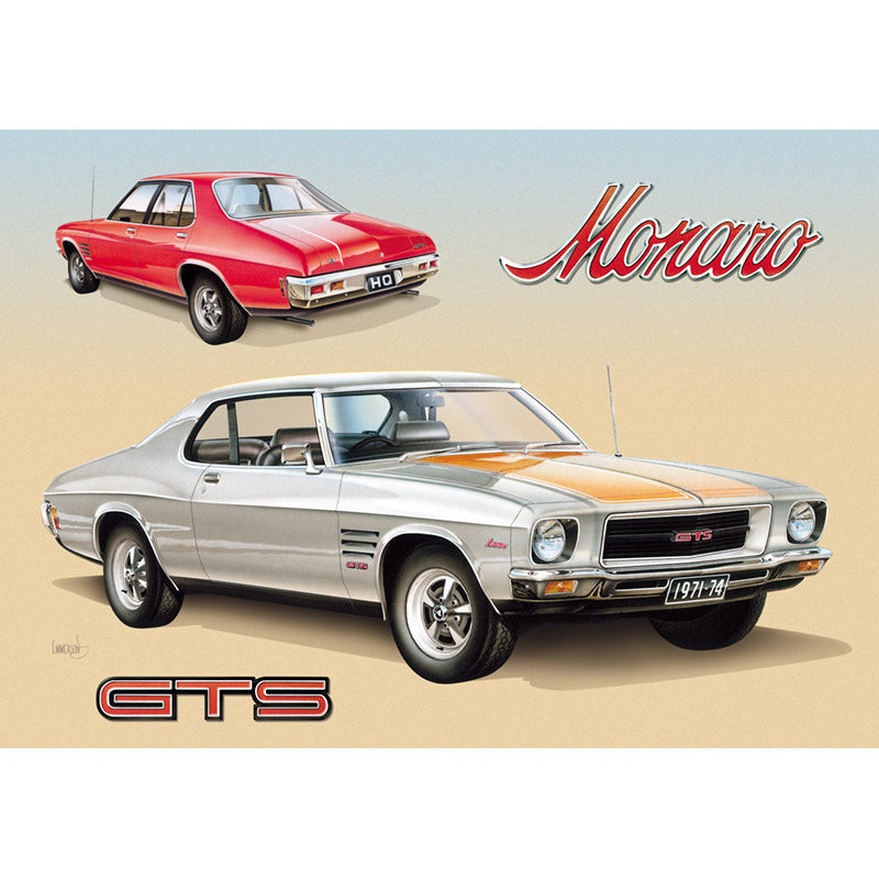 Tin Sign - HQ Monaro GTS