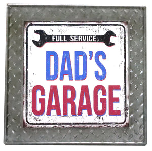Tin Sign - Dad's Garage